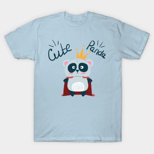 cute panda superhero T-Shirt